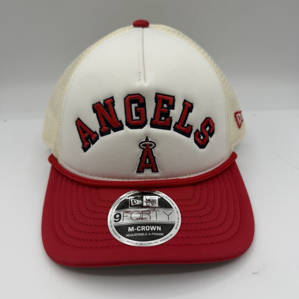 New Era 9-Forty‎ Los Angeles Angels Hat Cap Snapback Trucker M-Crown A-Frame MLB